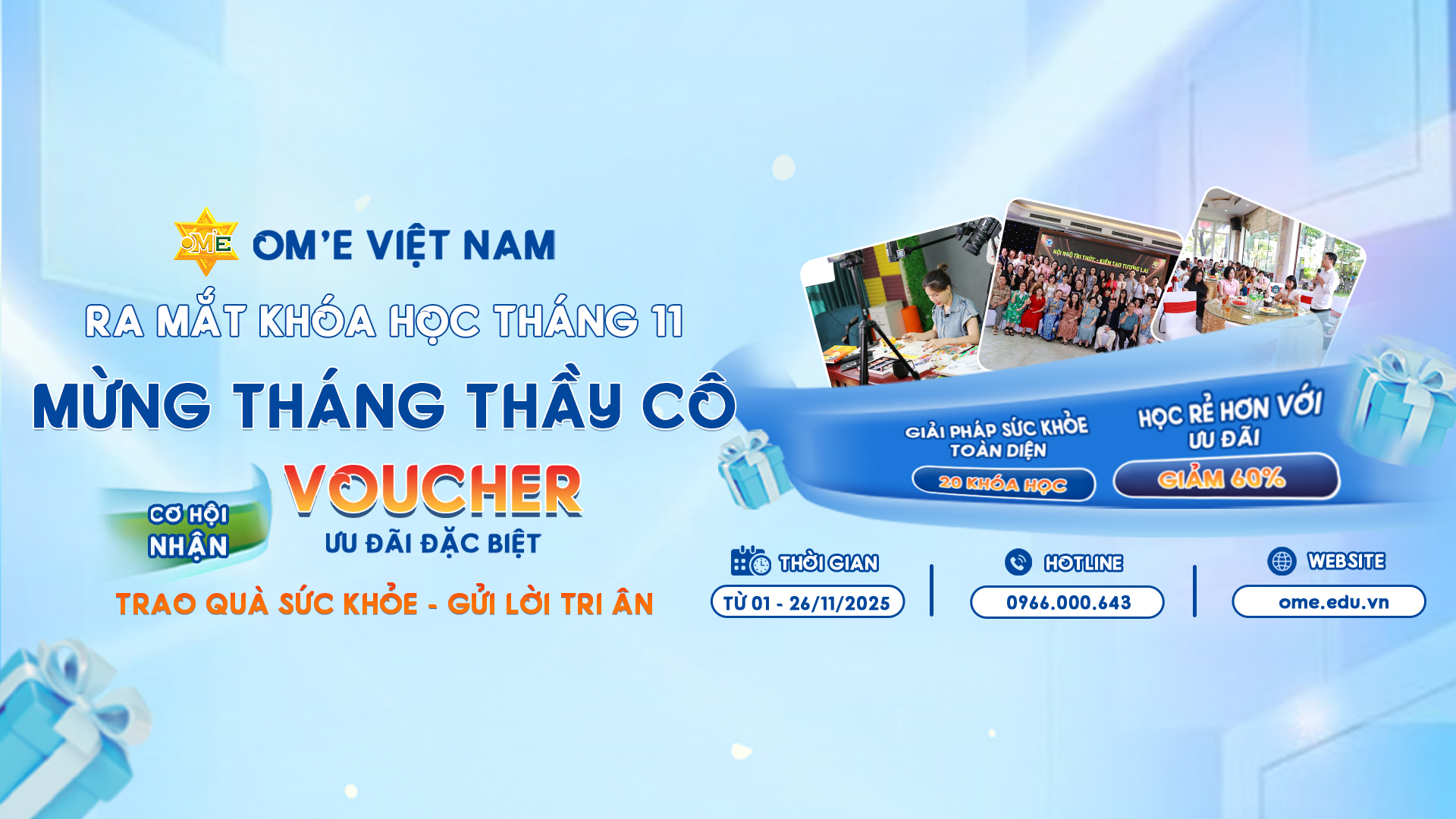 LỄ HỘI RA MẮT THÁNG 11 – TRAO QUÀ SỨC KHỎE, GỬI LỜI TRI ÂN