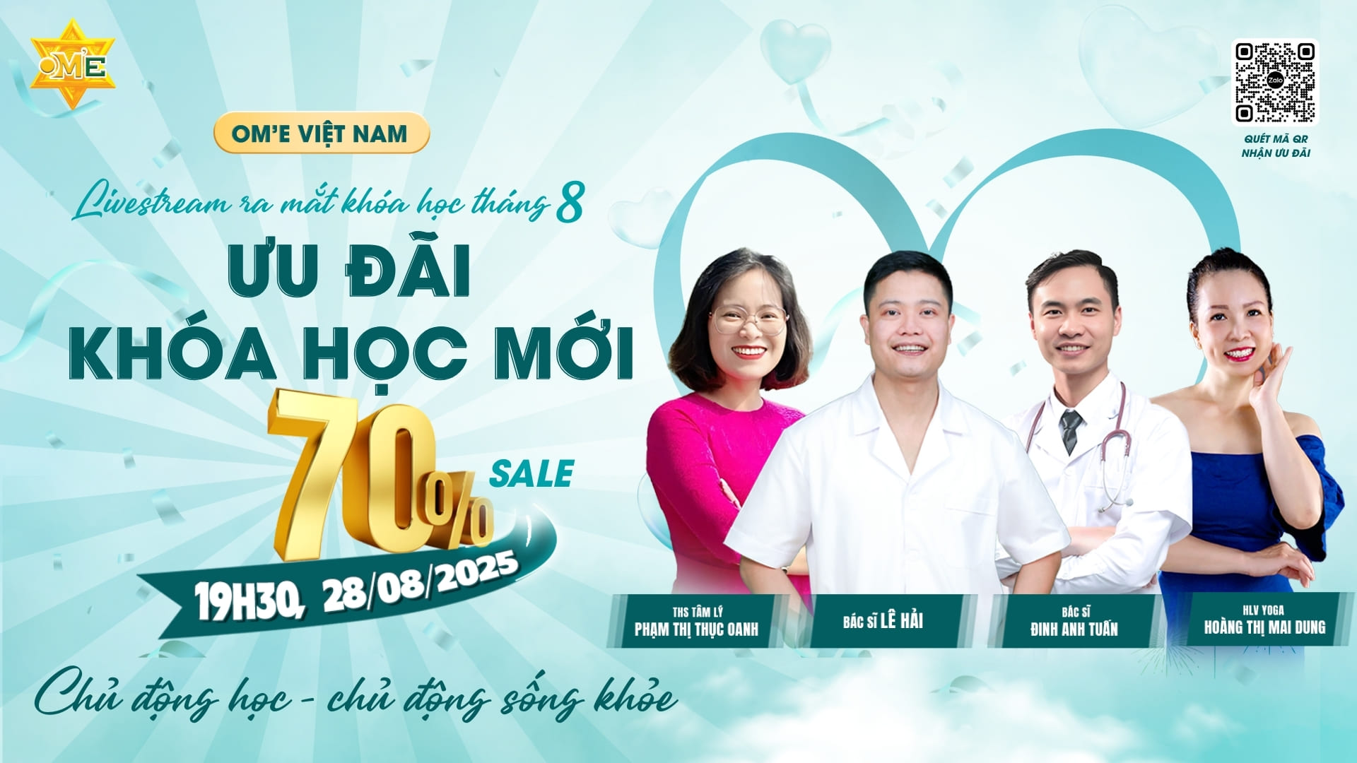 SỰ KIỆN LIVESTREAM RA MẮT THÁNG 8 –  4 CHUYÊN GIA, 4 GÓC NHÌN