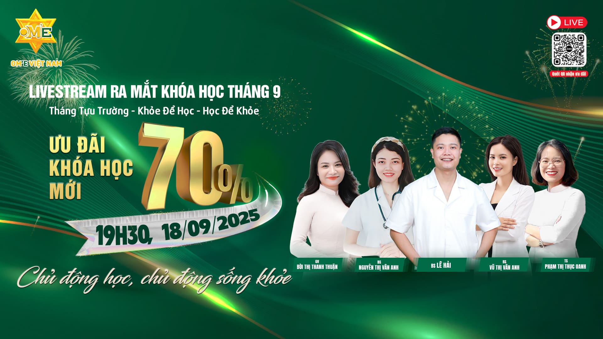 [RECAP] Livestream Ra Mắt Khóa Học Tháng 9 – Một Đêm Đáng Nhớ