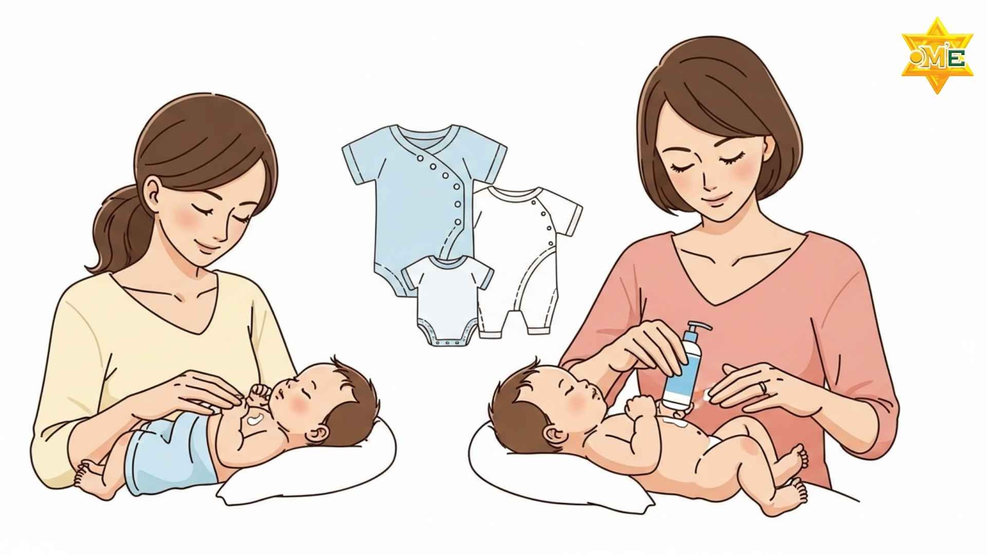 Vàng da bé sơ sinh mẹ làm sao phân biệt và chăm sóc da cho bé