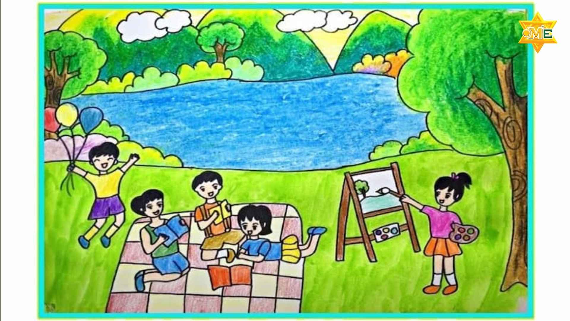 Bức Tranh Vẽ An Toàn Giao Thông