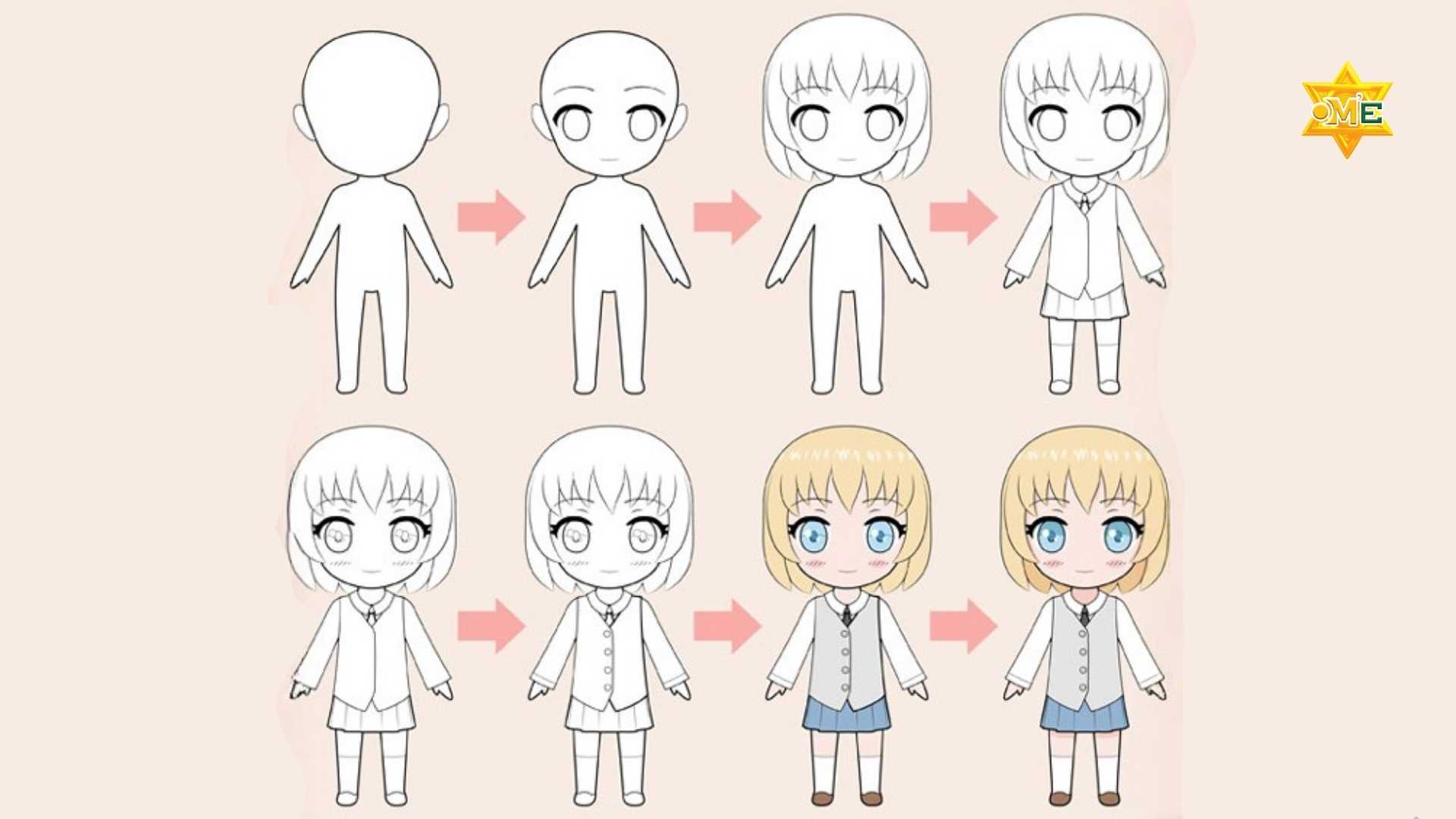 Cách Vẽ Nhân Vật Nữ Đơn Giản