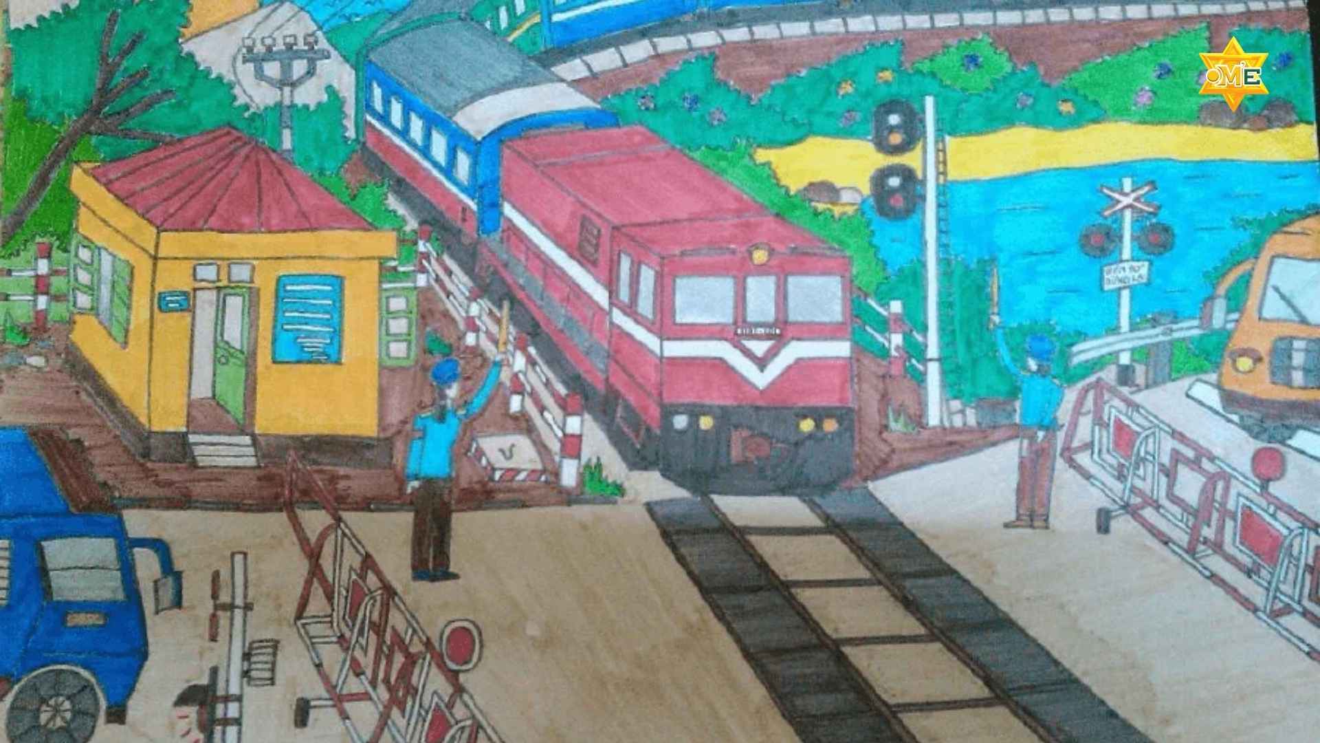 Vẽ 1 Bức Tranh Vẽ An Toàn Giao Thông Từ A-Z Cho Học Sinh