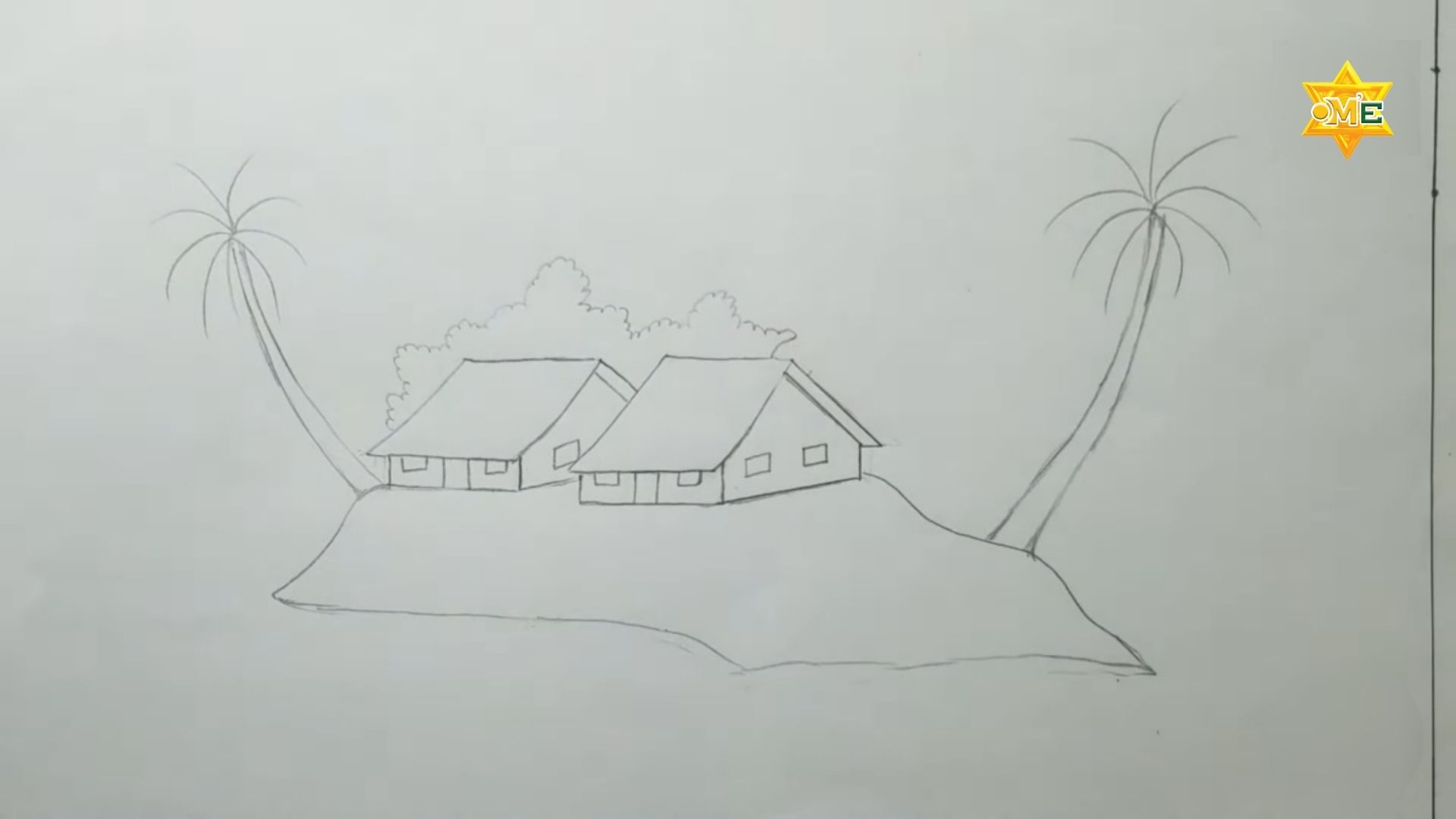 Cách Vẽ Bức Tranh Đơn Giản Phong Cảnh Quê Hương Đẹp