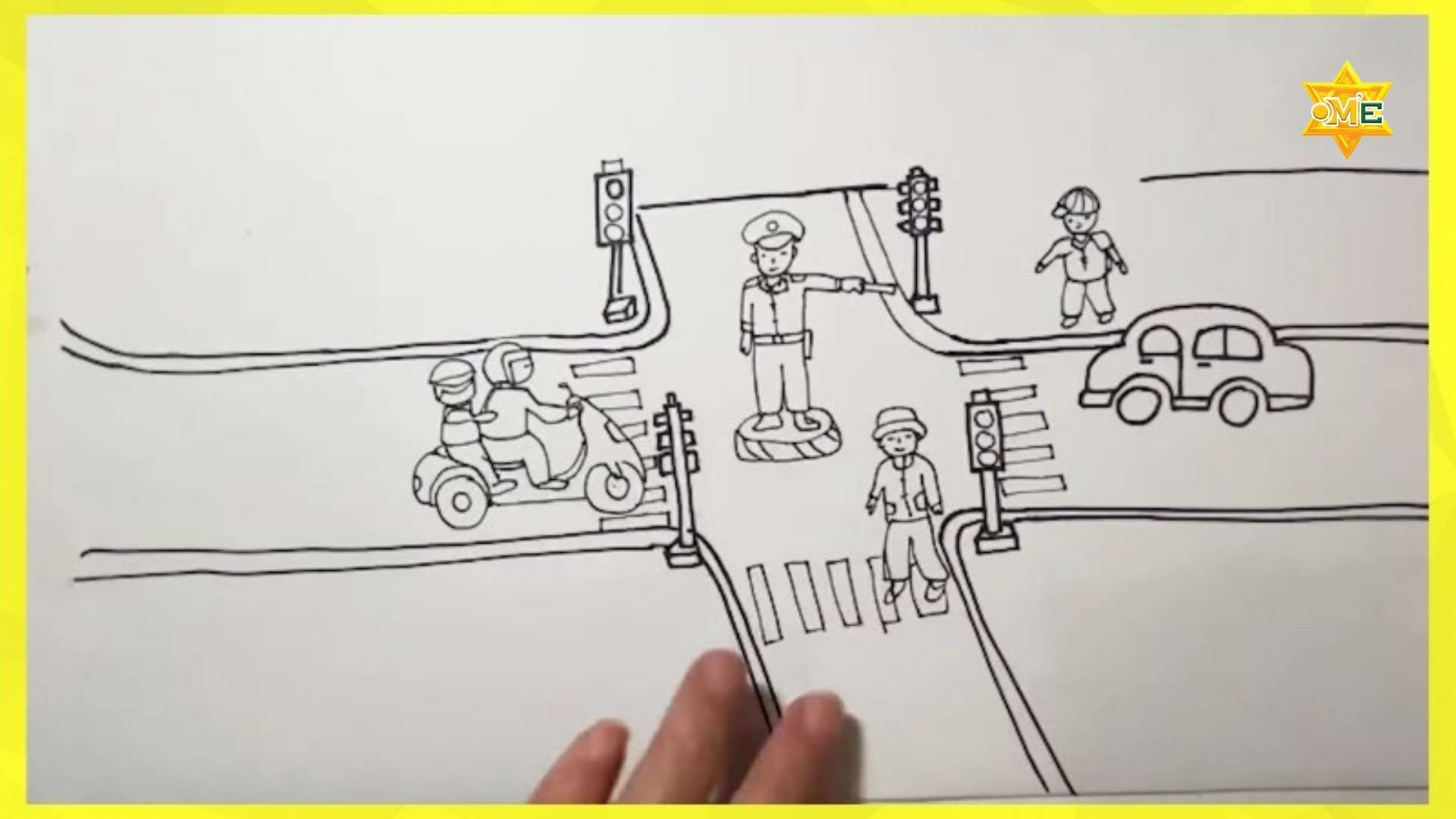 Bức Tranh Vẽ An Toàn Giao Thông