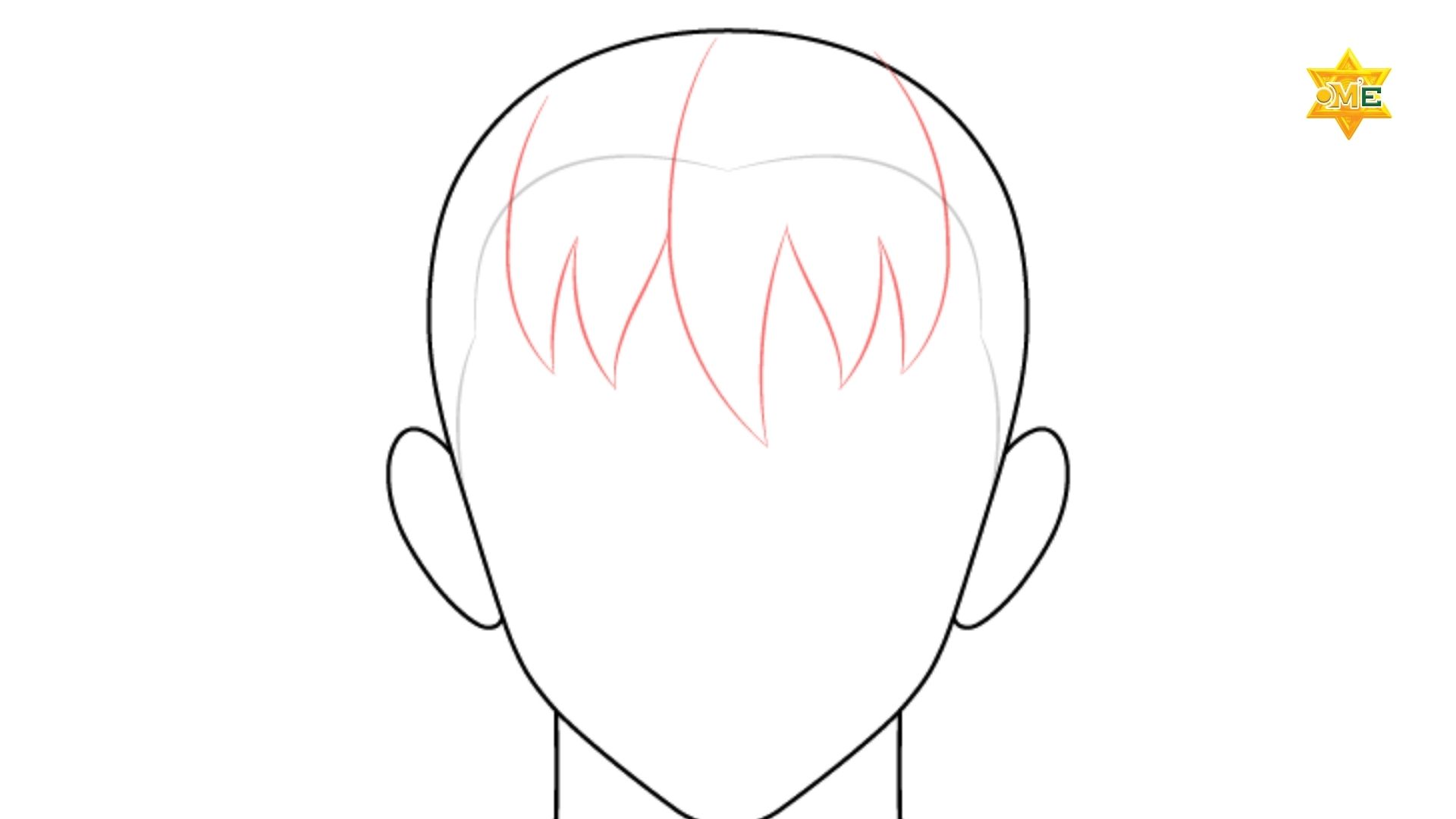 Cách Vẽ Tóc Anime Nam Nữ Đơn Giản