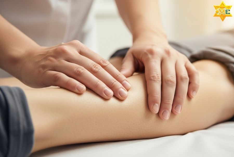 Hỗ trợ bằng xoa bóp bấm huyệt