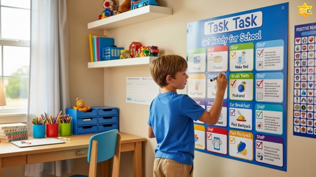 huấn luyện kỹ năng tổ chức và phân nhỏ nhiệm vụ cho trẻ ADHD