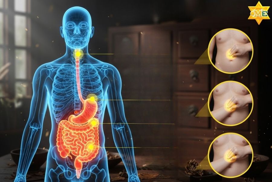 Hướng dẫn bấm huyệt giảm đau dạ dày