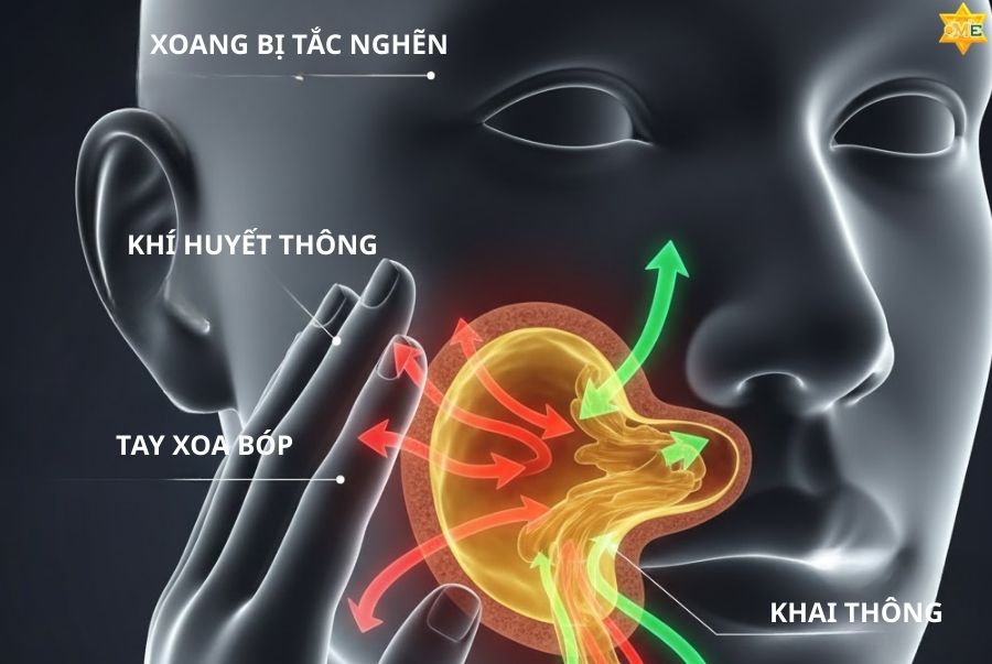Cơ chế khai thông của phương pháp xoa bóp bấm huyệt