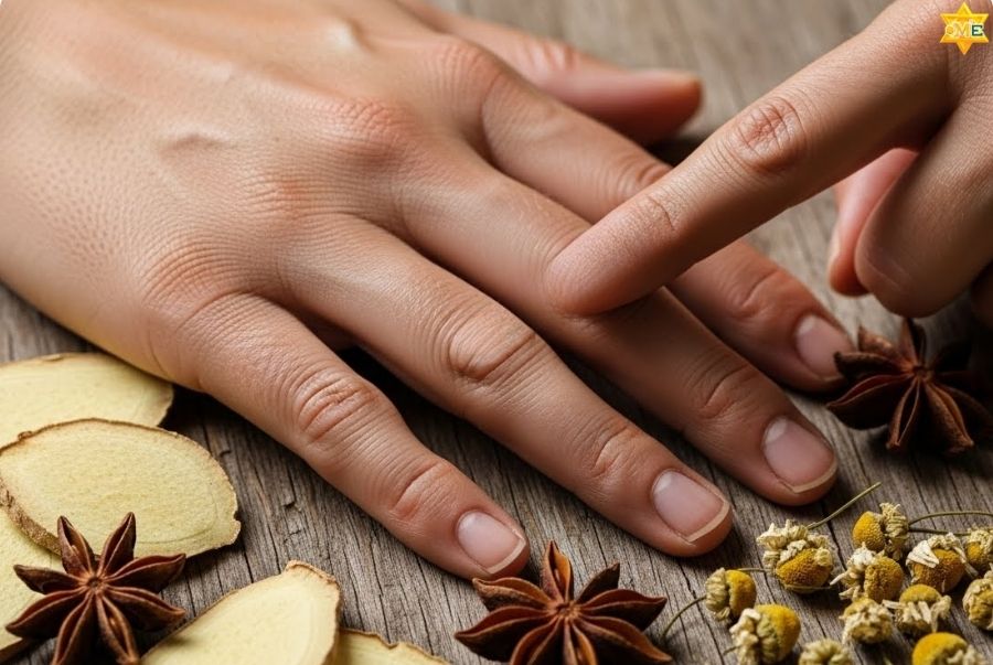 Nhóm huyệt trên mu bàn tay