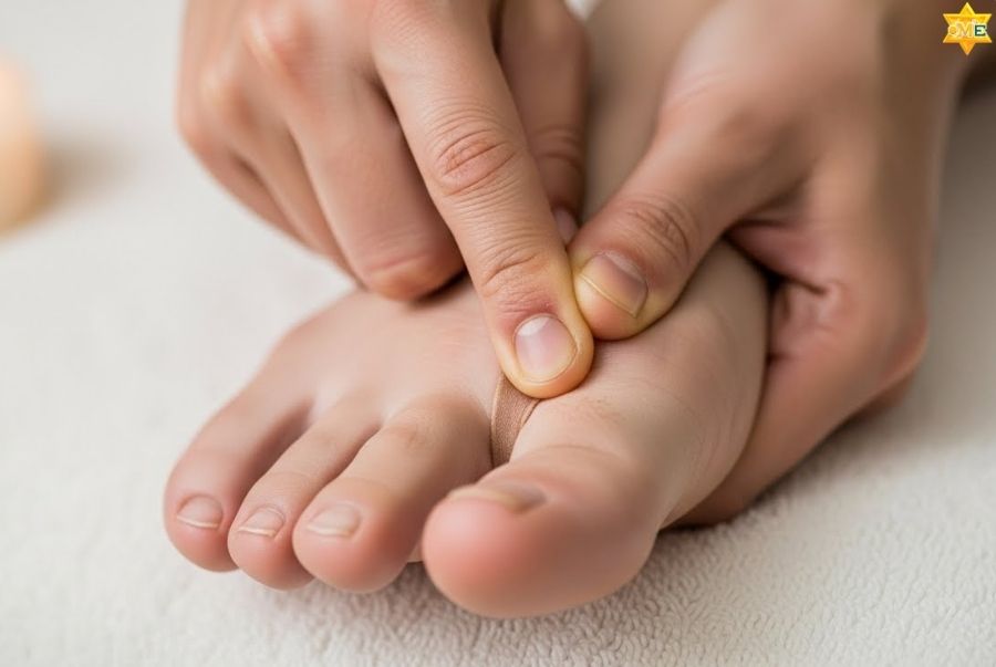 Huyệt Bát Phong hỗ trợ giảm tê bì và sưng tấy