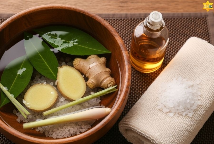 huẩn bị trước khi thực hiện xoa bóp bấm huyệt chân