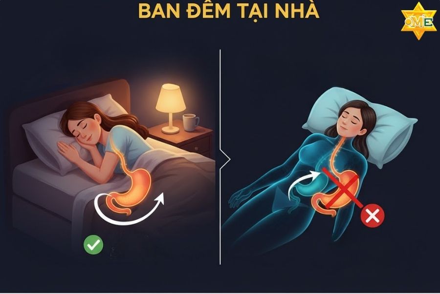 Điều chỉnh tư thế ngủ