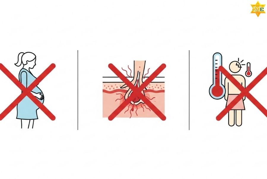 Khi nào không nên xoa bóp bấm huyệt?