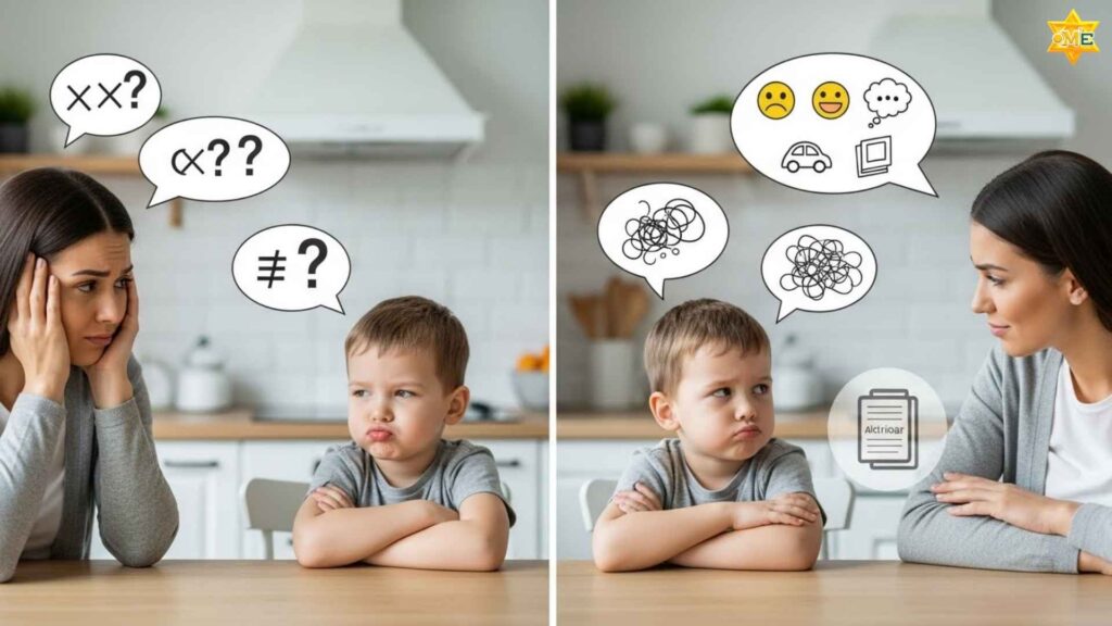 Thay đổi cách tương tác và trở thành người phiên dịch cho con