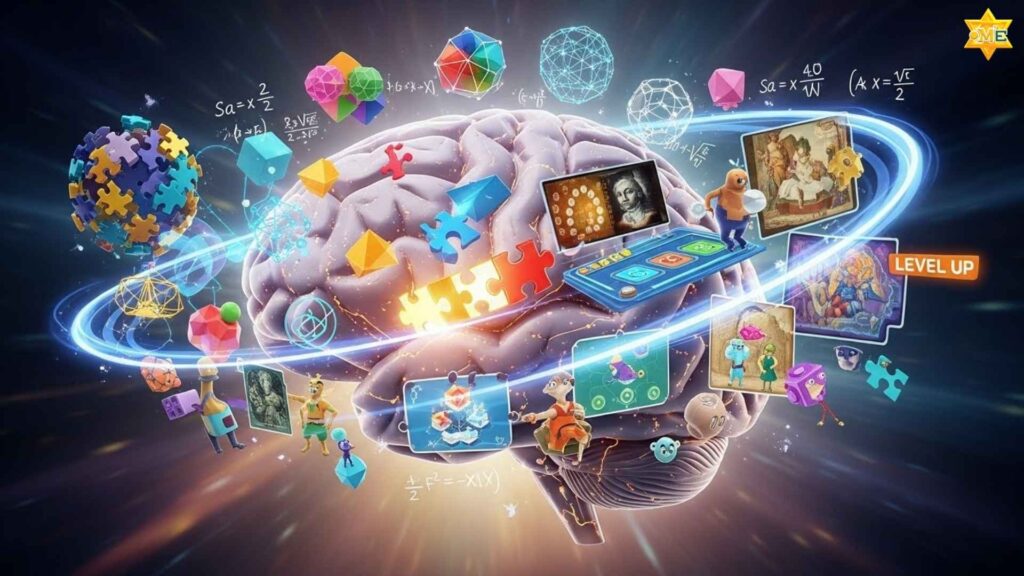 Kích thích não bộ bằng hình ảnh trực quan và trò chơi