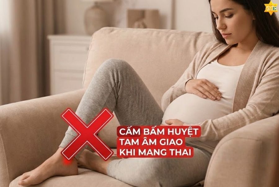 Lưu ý khi bấm huyệt Tam Âm Giao