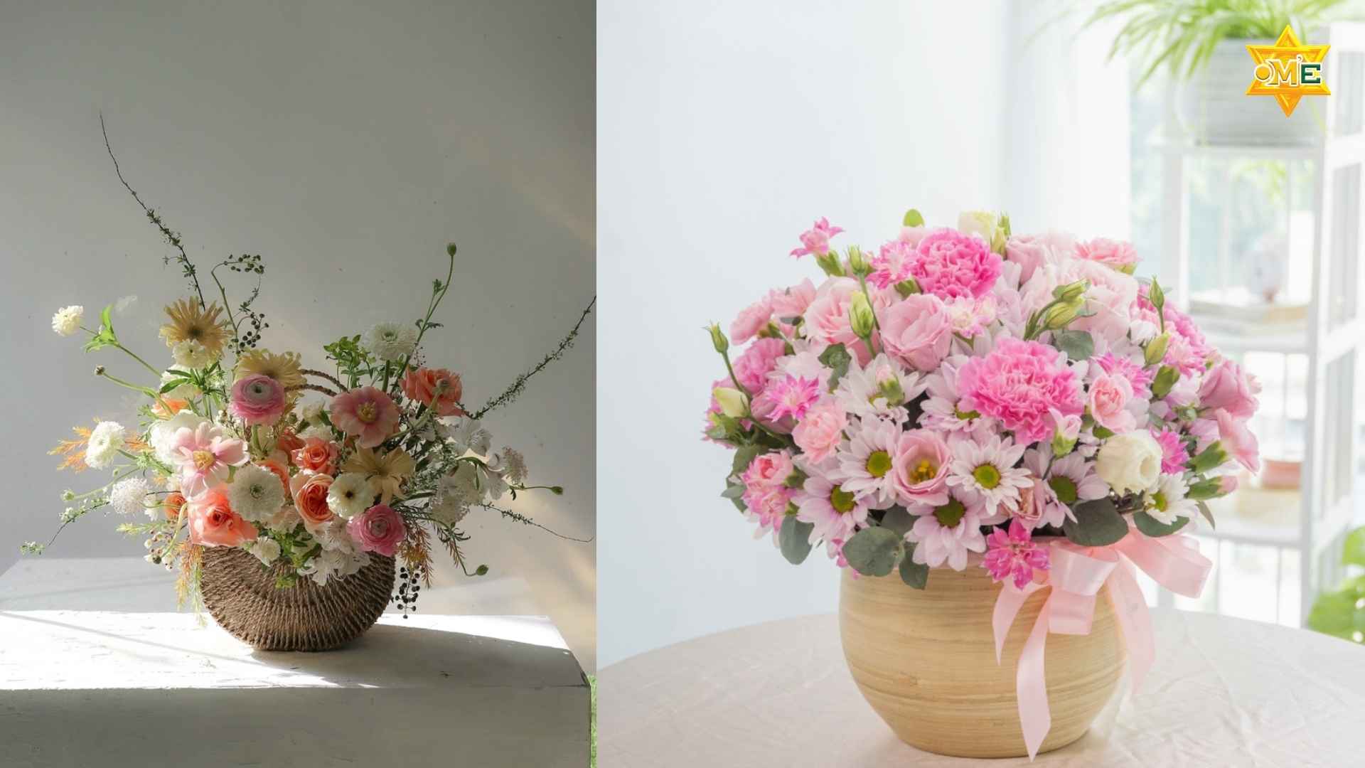 Khóa học cắm giỏ hoa online - OME Việt Nam
