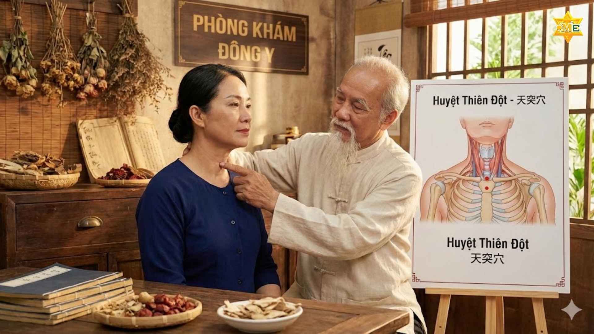 Cách xác định huyệt trên cổ