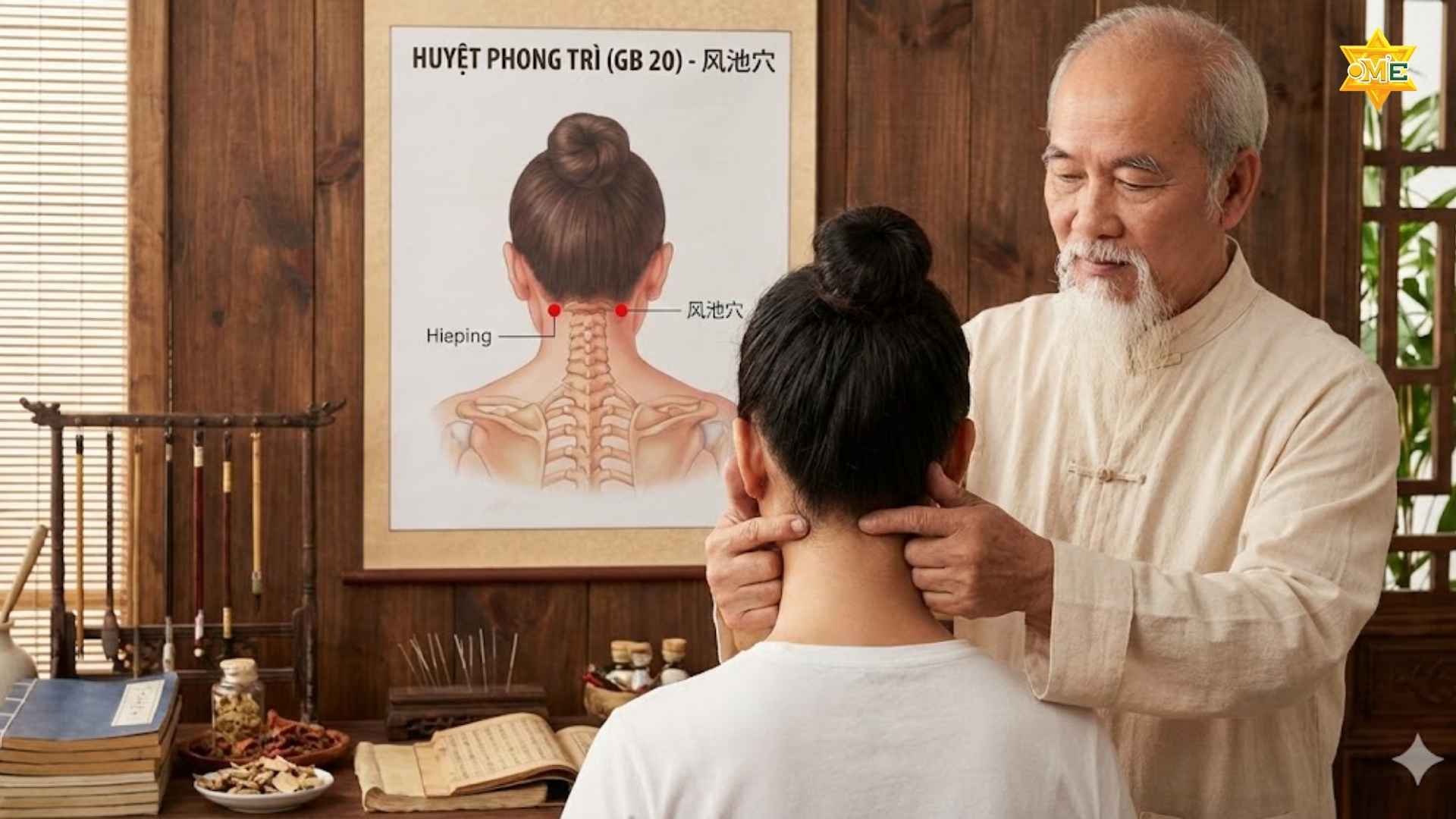 Cách xác định huyệt trên cổ