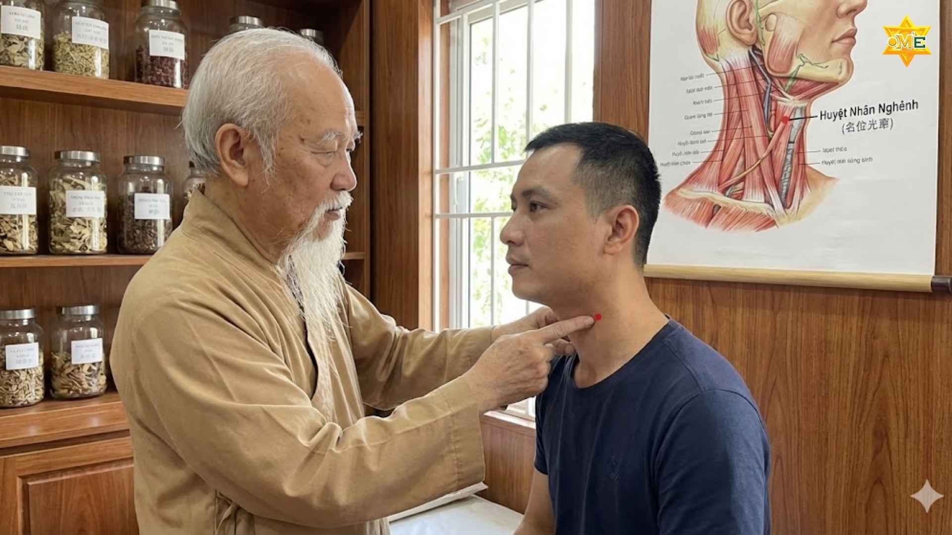 Cách xác định huyệt trên cổ