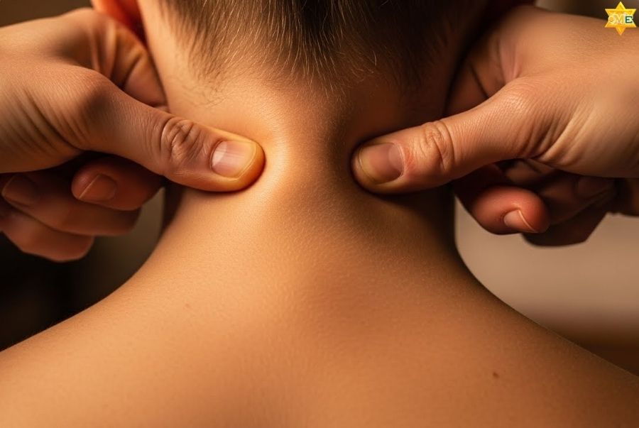 Huyệt Phong Trì và Đỉnh Tai (Vùng đầu cổ)