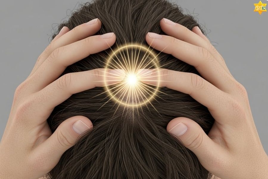 Huyệt Bách Hội chủ chốt vùng đỉnh đầu