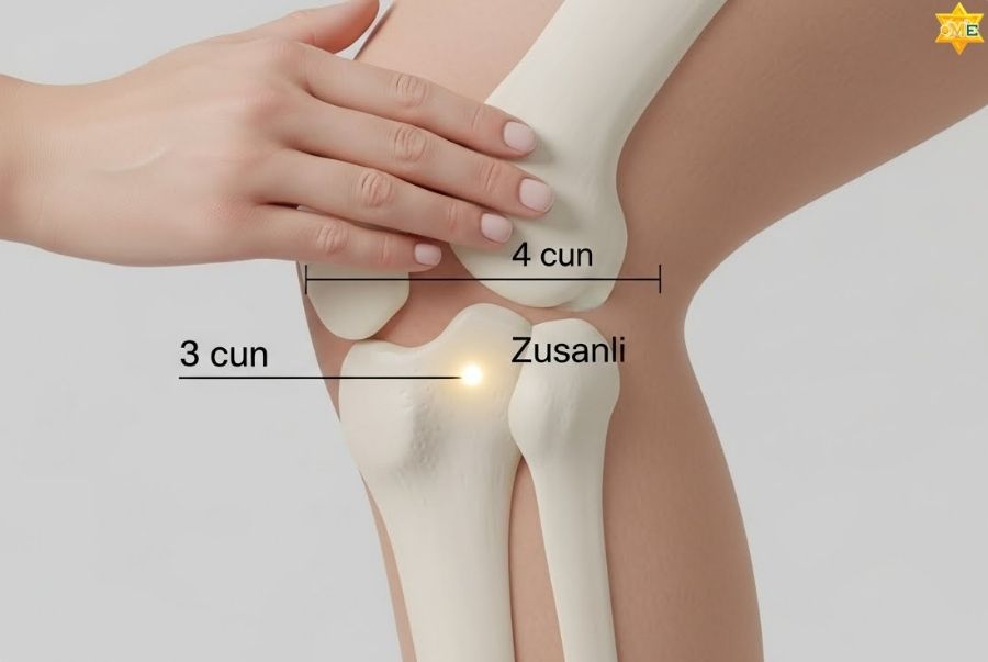 Huyệt Túc Tam Lý (Vùng chân)