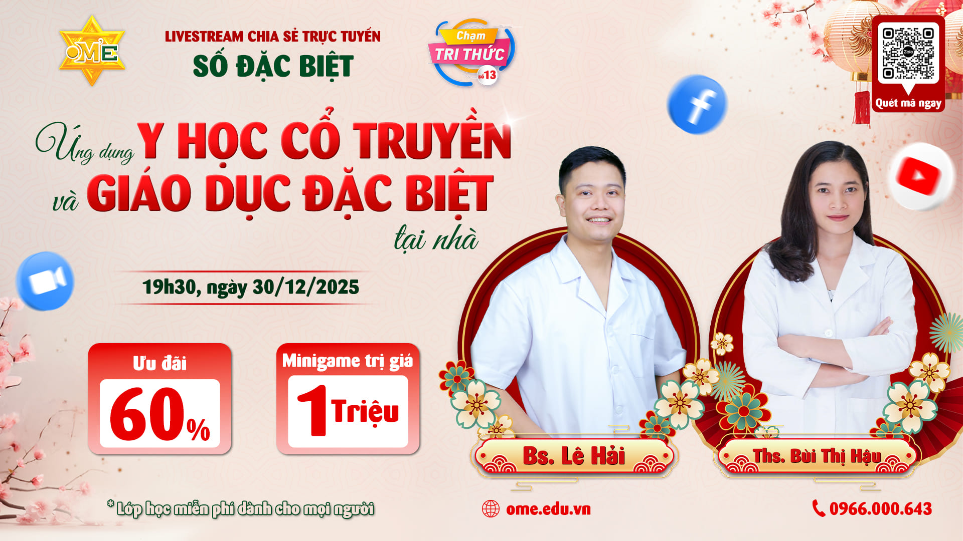 Chạm Đặc Biệt Số 13: Gia Đình Khỏe – Con Tiến Bộ: Ứng Dụng Y Học Cổ Truyền và Giáo Dục Đặc Biệt Tại Nhà
