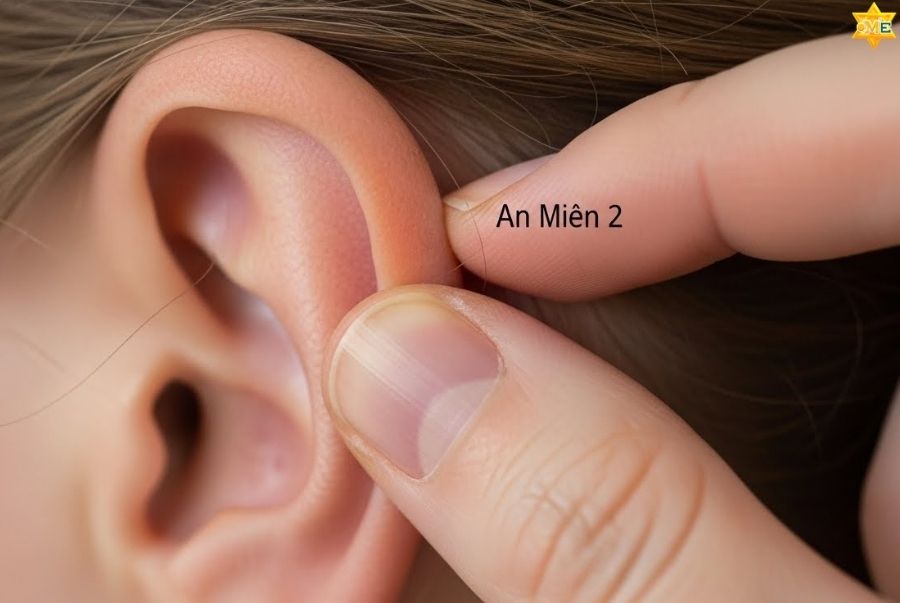 Vị trí huyệt An Miên 2