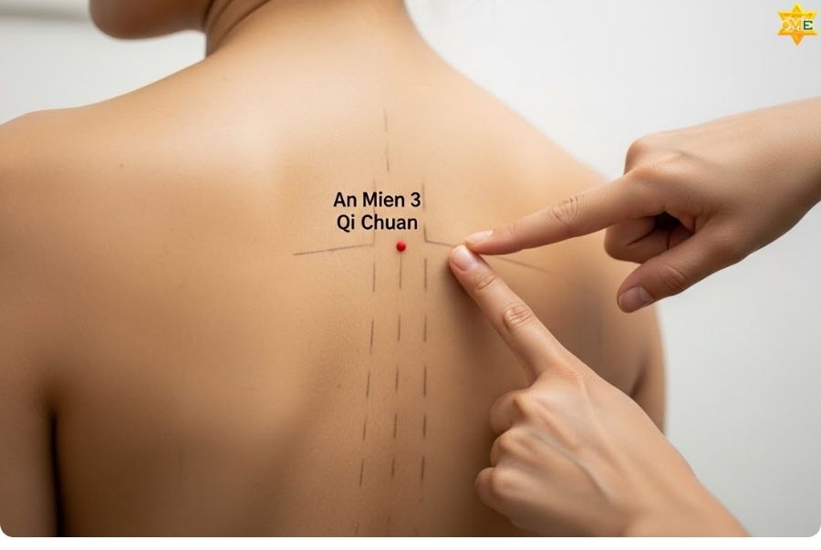 Huyệt An Miên 3 (Huyệt Khí Suyễn)