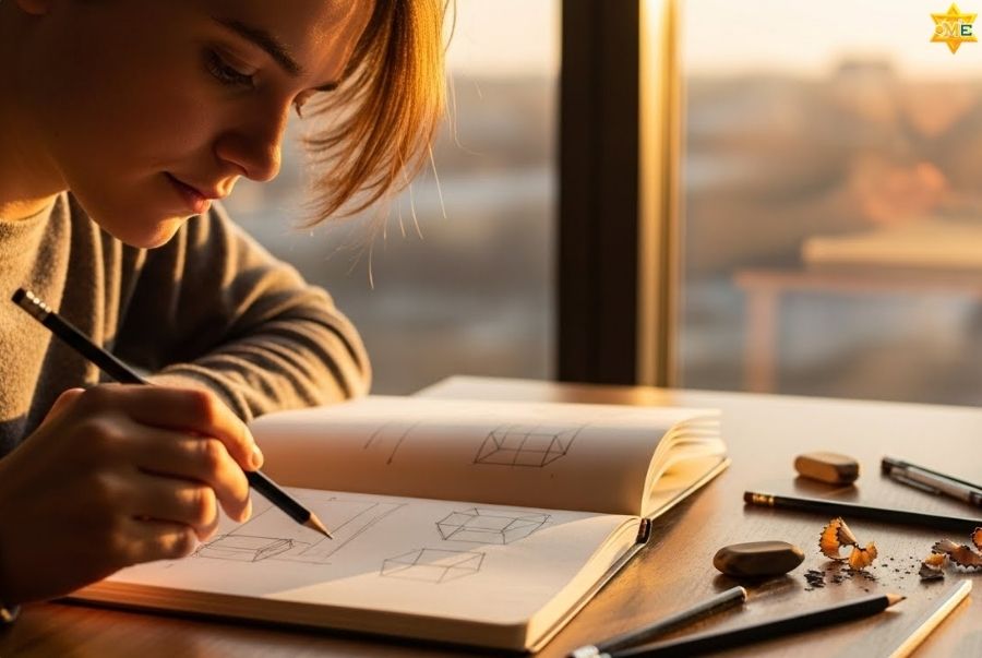 7 Bước học vẽ cơ bản cho người mới bắt đầu hiệu quả tại nhà