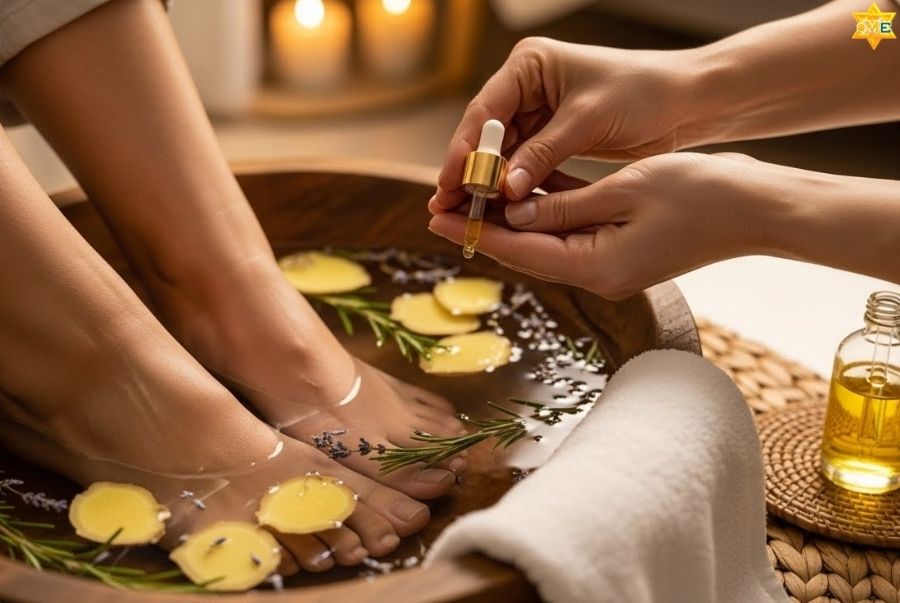 Sơ đồ các huyệt trên chân và Hướng dẫn bấm huyệt chân tại nhà