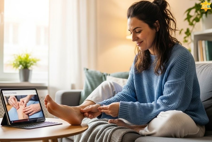 Những lưu ý an toàn khi tác động lên huyệt trên chân