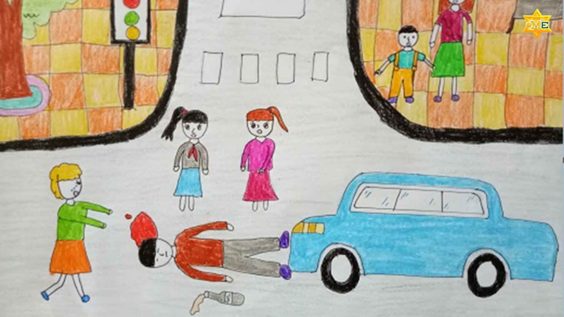 Gợi ý mẫu hình vẽ an toàn giao thông