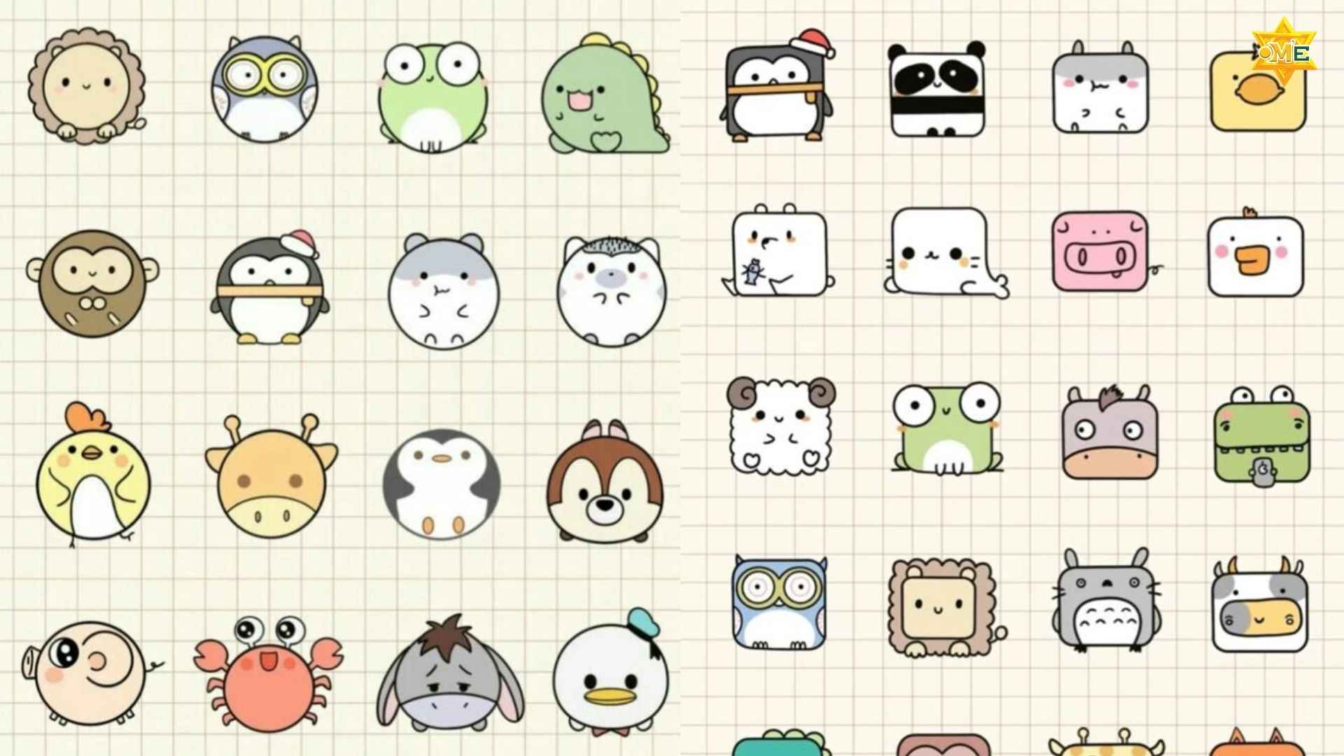 Hướng dẫn vẽ doodle con vật