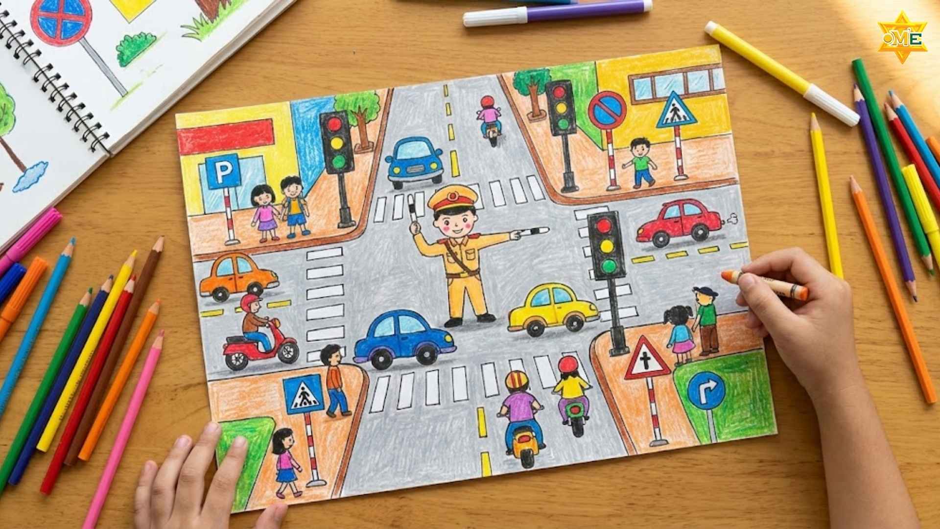 Top những bức tranh về an toàn giao thông