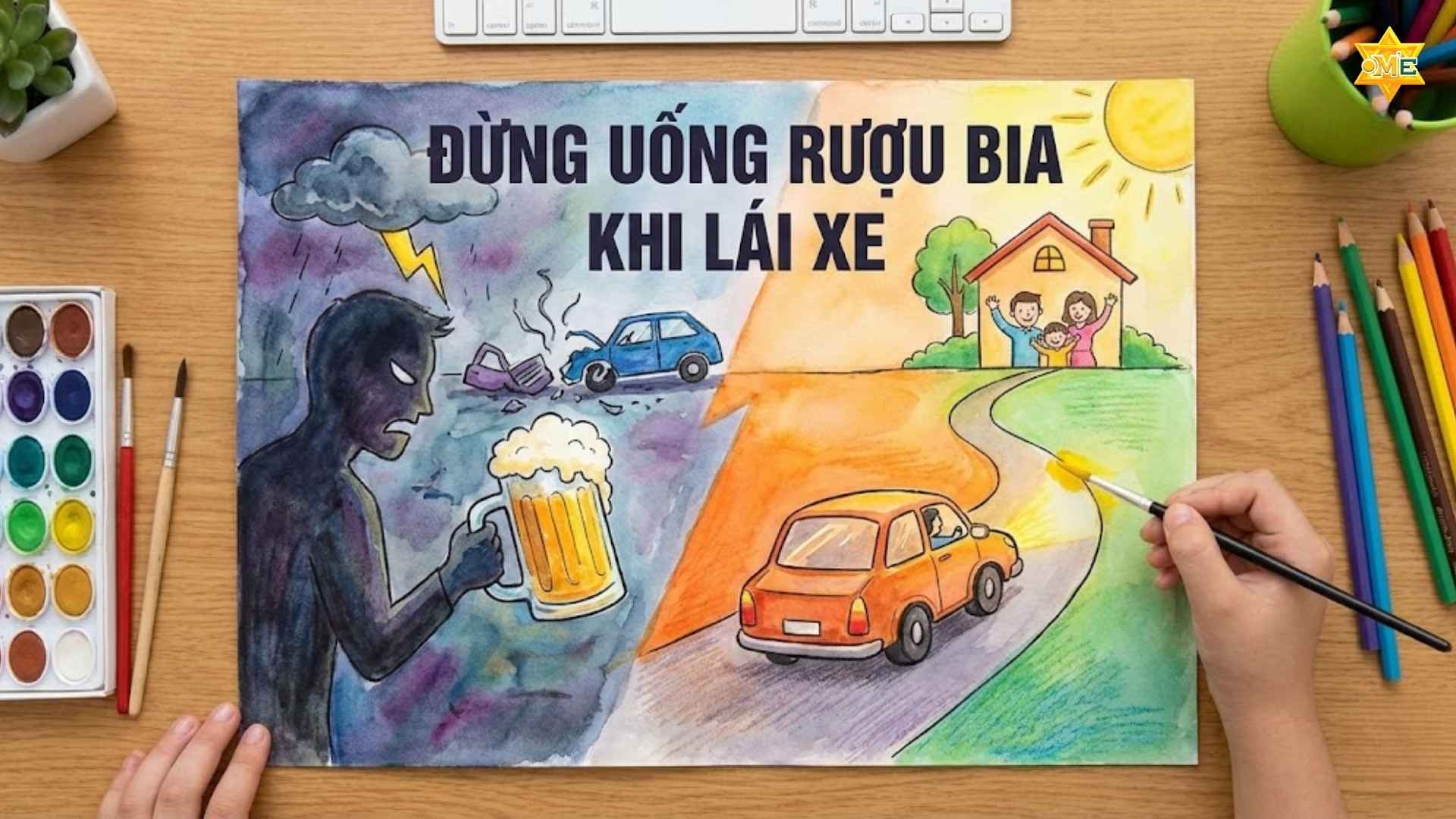 Top những bức tranh về an toàn giao thông