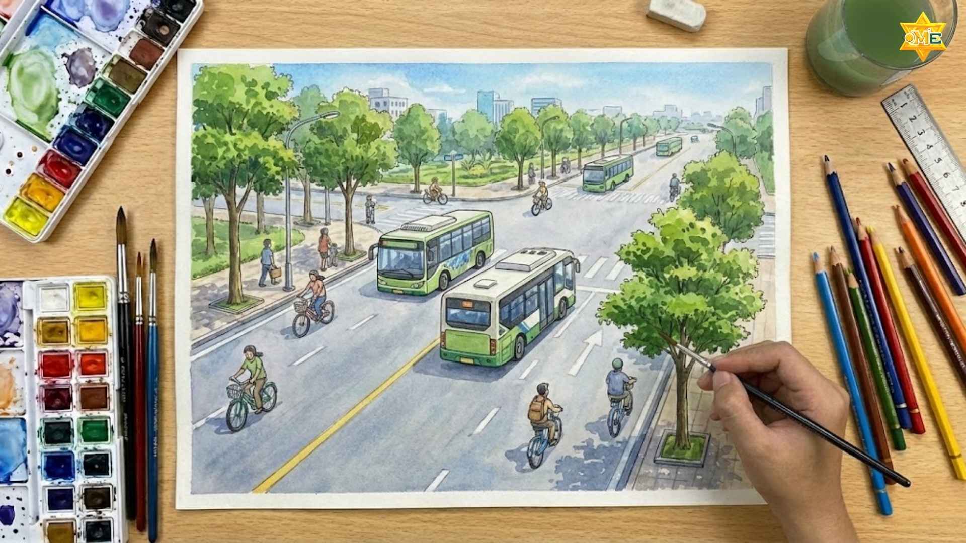 Top những bức tranh về an toàn giao thông