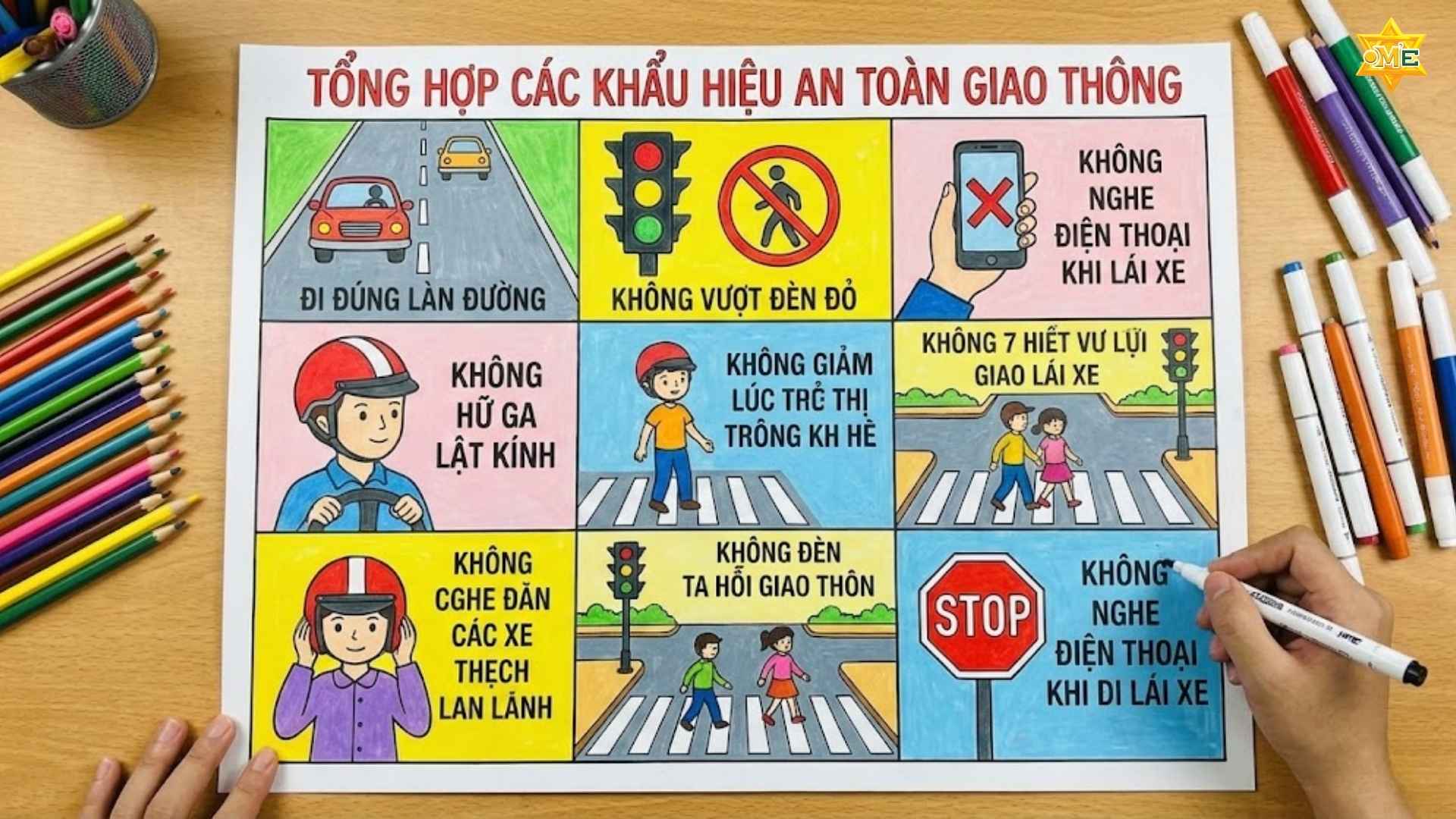 Top những bức tranh về an toàn giao thông
