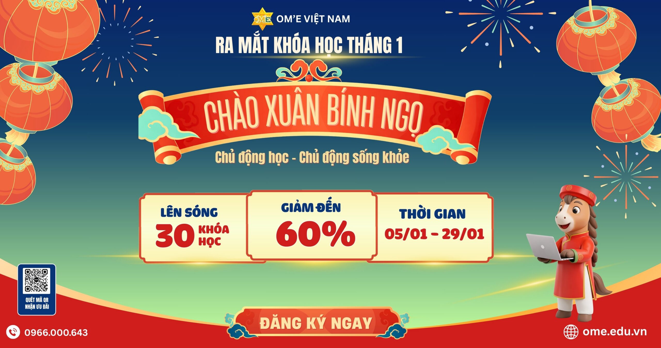 LỄ HỘI RA MẮT KHÓA HỌC THÁNG 1 – CHÀO XUÂN BÍNH NGỌ: CHỦ ĐỘNG HỌC – CHỦ ĐỘNG SỐNG KHỎE