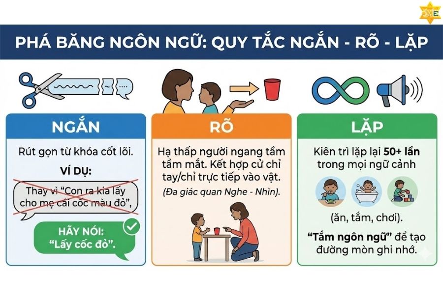 Cách dạy trẻ chậm phát triển học chữ