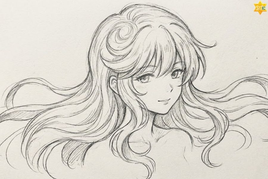 Quy trình 5 bước trong cách vẽ anime nữ đẹp nhất