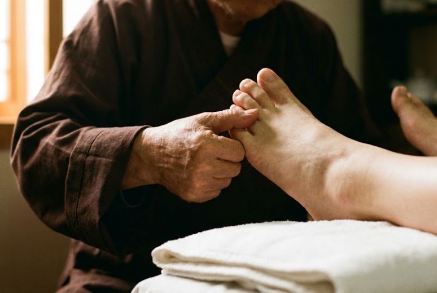 Hướng dẫn kỹ thuật bấm huyệt Bát phong an toàn