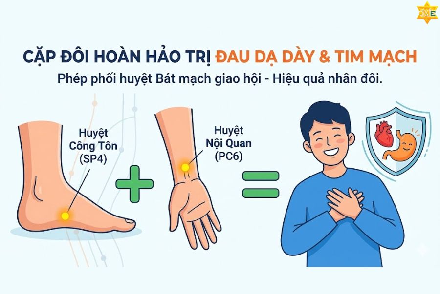 công dụng của huyệt Công Tôn trong trị liệu