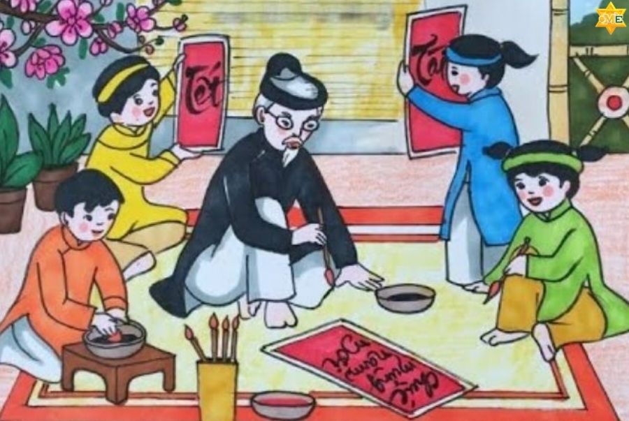 Bộ sưu tập 30+ Mẫu vẽ tranh Tết đơn giản dễ vẽ nhất 2026