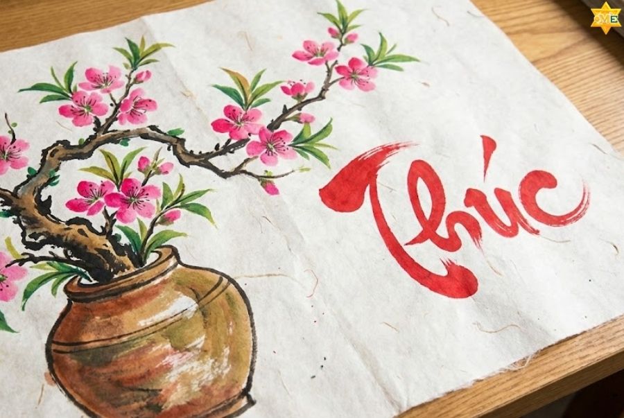 Bí quyết vẽ tranh ngày tết cute và sinh động