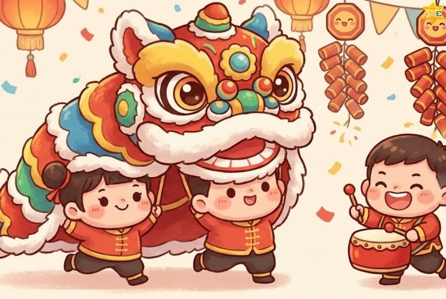 Bí quyết vẽ tranh ngày tết cute và sinh động