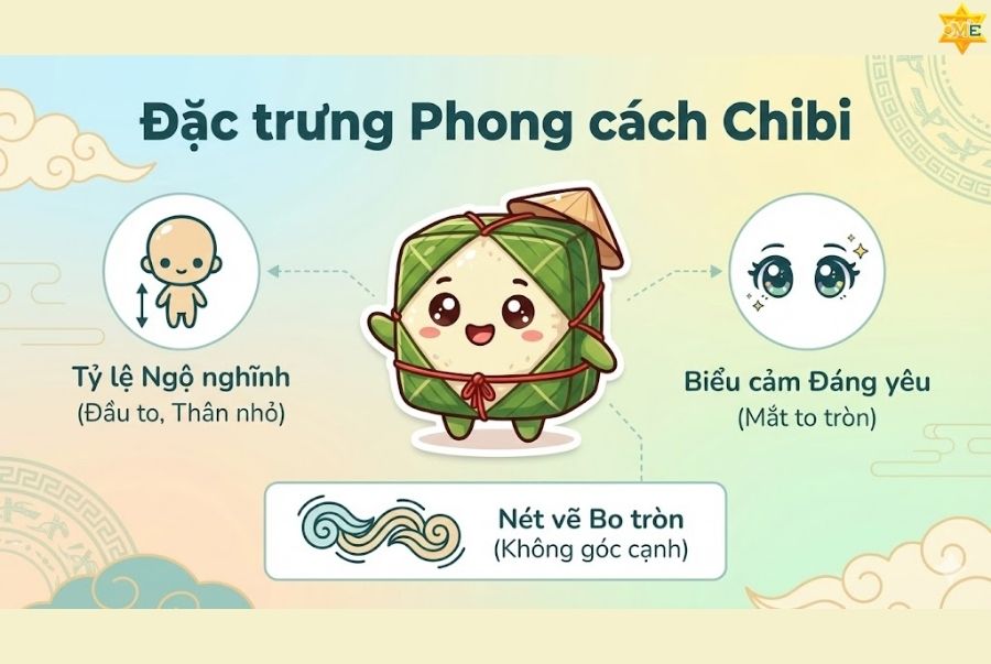 vẽ tranh Tết đơn giản